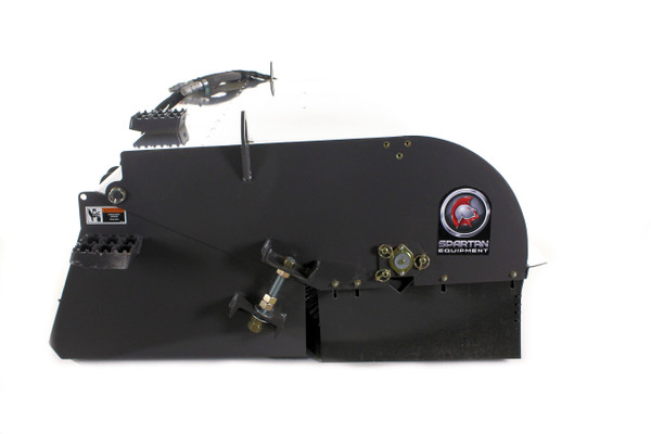 84" Wide Skid Steer Boxbroom Sweeper Attachment SE Series Poly|Wire Brush 15-25 gpm