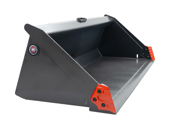 78" Wide Skid Steer Track Duty Bucket With Smooth Edge