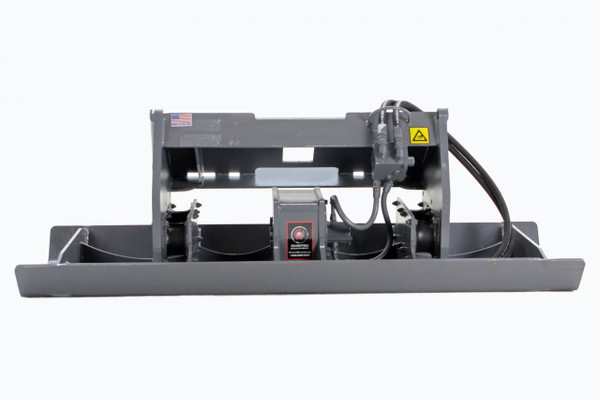 84" Wide Skid Steer Vibratory Plate Compactor Attachment