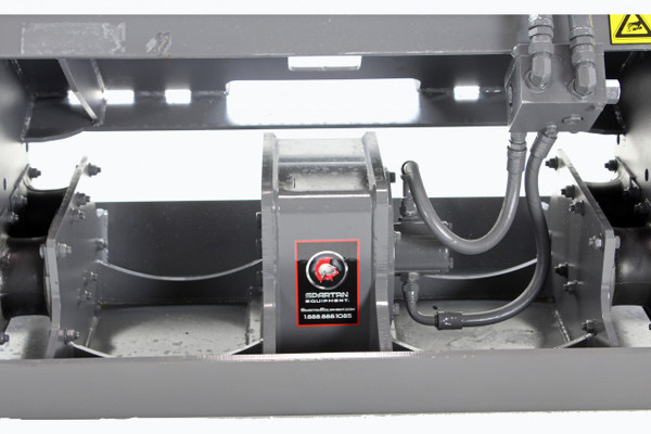 84" Wide Skid Steer Vibratory Plate Compactor Attachment