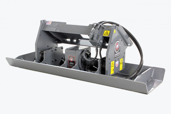 84" Wide Skid Steer Vibratory Plate Compactor Attachment