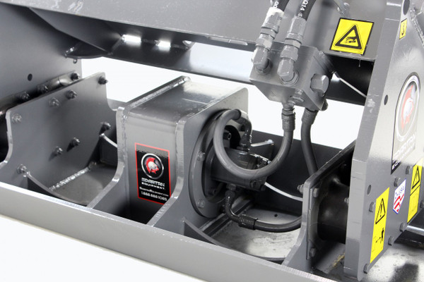 84" Wide Skid Steer Vibratory Plate Compactor Attachment