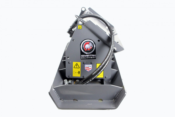 84" Wide Skid Steer Vibratory Plate Compactor Attachment