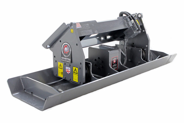 84" Wide Skid Steer Vibratory Plate Compactor Attachment