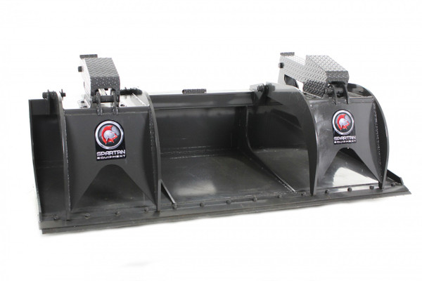 66" Skid Steer Grapple Bucket Attachment (Industrial Series)