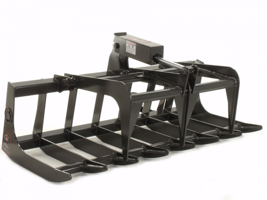 72" Wide Skid Steer Root Grapple Attachment Economy Series (Single Tine)