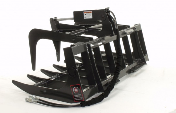 72" Wide Skid Steer Root Grapple Attachment Economy Series (Single Tine)