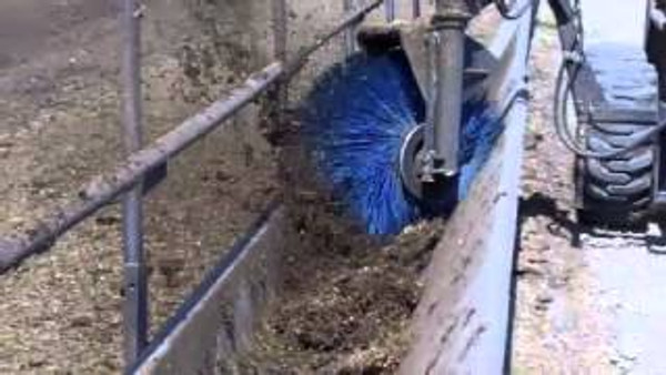 Skid Steer Feed Bunk Sweeper Attachment