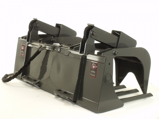 66" Wide Skid Steer Tine Grapple Bucket Attachment