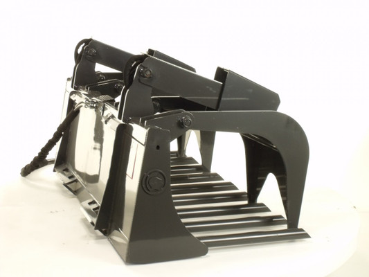 66" Wide Skid Steer Tine Grapple Bucket Attachment