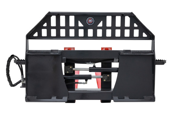 Skid Steer Pallet Fork Frame With 48" Long Tines Class II 4000 lbs Hydraulic Adjustable (Professional Series)