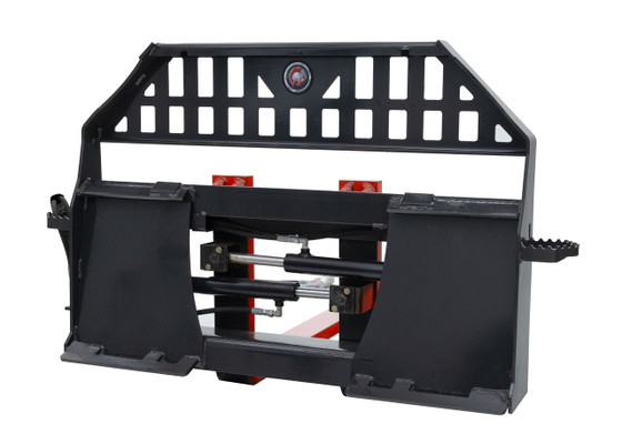 Skid Steer Pallet Fork Frame With 48" Long Tines Class II 4000 lbs Hydraulic Adjustable (Professional Series)