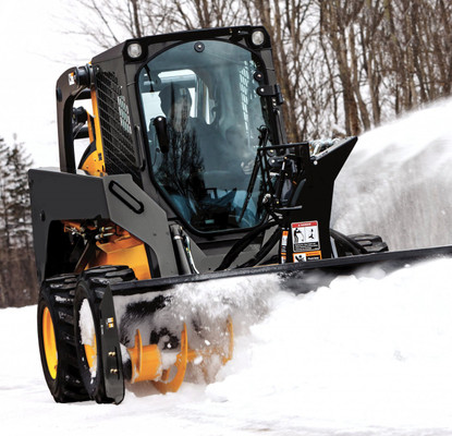60" Wide Skid Steer Snow Blower 15-27 gpm