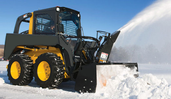 60" Wide Skid Steer Snow Blower 15-27 gpm