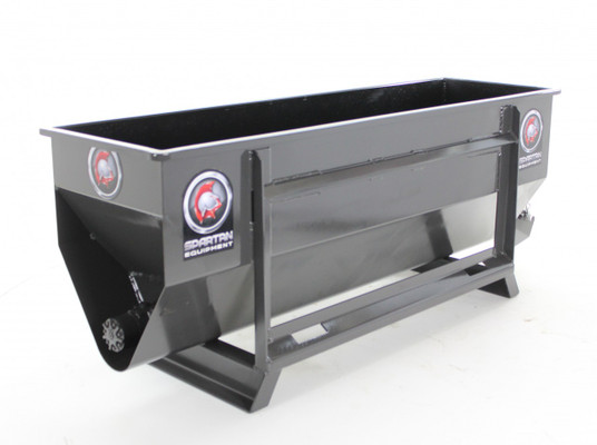 Skid Steer Auger Bucket - Asphalt Discharging With Heavy Service Motor 