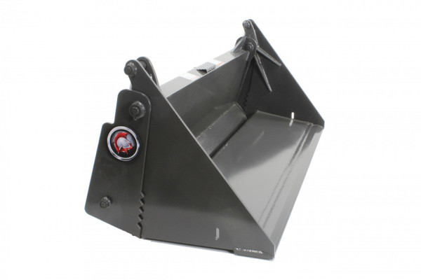 72" Wide Skid Steer 4 In 1 Combination Bucket Attachment With Smooth Edge (Professional Series)