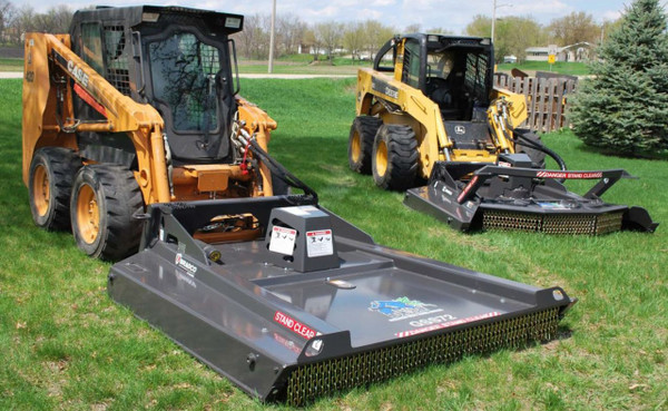72" Wide Skid Steer Brush Mower Attachment 15-25 gpm (Industrial Series)