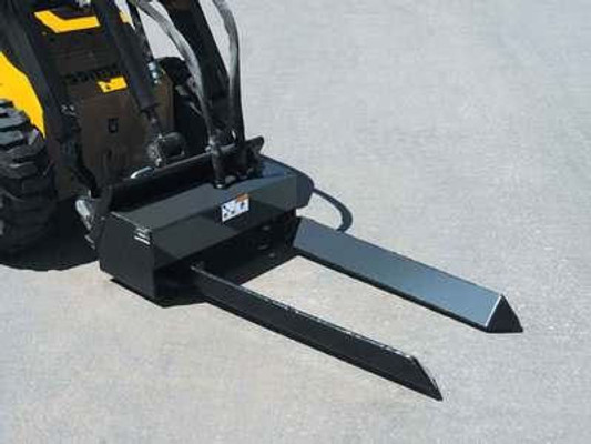 Mini Skid Steer Hydraulic Tree Fork Attachment Mini Skid Steer Hydraulic Tree Fork Attachment