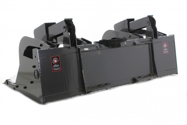 66" Wide Skid Steer Rock Grapple Bucket With Teeth