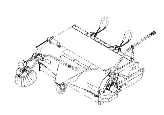 72" Wide Skid Steer Boxbroom Sweeper Attachment SEVRS Series Poly|Wire Brush 15-25 gpm 72" Wide Skid Steer Boxbroom Sweeper Attachment SEVRS Series Poly|Wire Brush 15-25 gpm