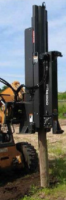 Skid Steer Post Driver Attachment (Industrial Series) Skid Steer Post Driver Attachment (Industrial Series)