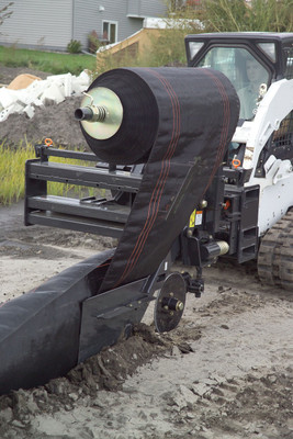 Skid Steer Silt Fence Installer Attachment 78" Offset Skid Steer Silt Fence Installer Attachment 78" Offset