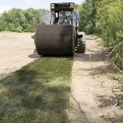 Skid Steer Sod Roller Attachment