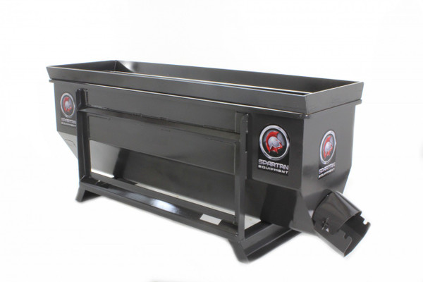 Skid Steer Auger Bucket - Discharging Materials With Heavy Service Motor