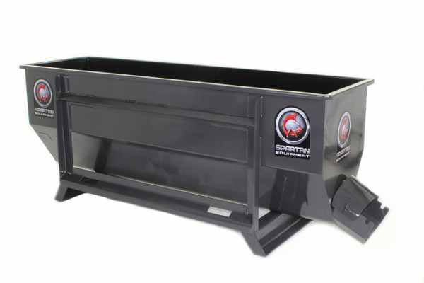 Skid Steer Auger Bucket - Discharging Materials With Heavy Service Motor