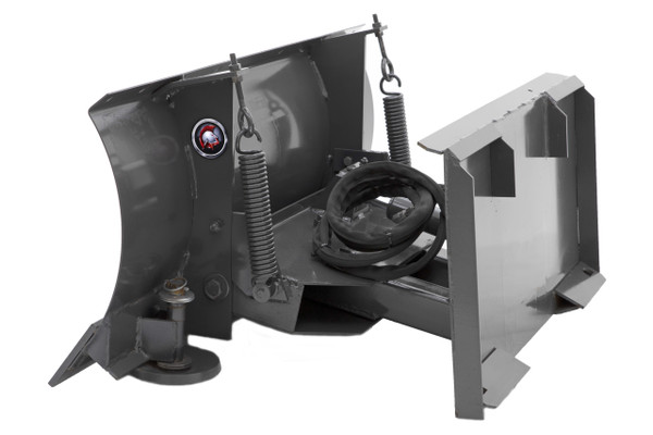 48" Wide Mini Skid Steer 4 Way Snow/Dozer Blade Hydraulic Angle Bobcat MT Mount