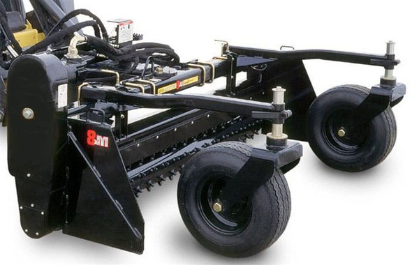96" Wide Skid Steer Soil Conditioner Hydraulic Angel (Industrial Series)