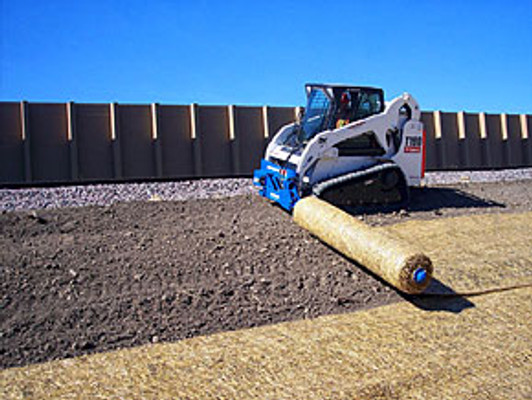 Skid Steer Material Unroller With Stem Extension 3.5" dia x 80" long Skid Steer Material Unroller With Stem Extension 3.5" dia x 80" long