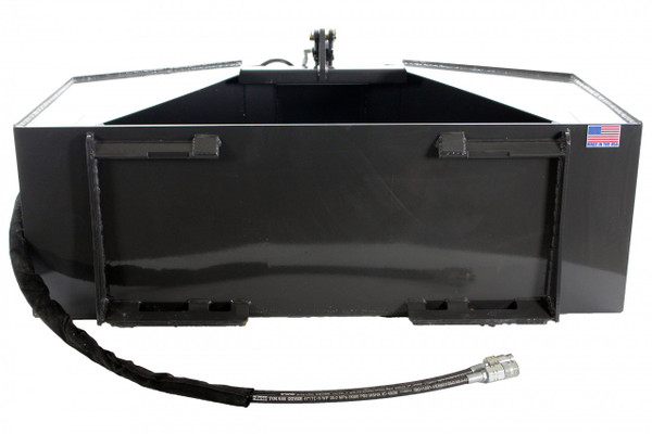 Skid Steer Concrete Bucket 3/4 Yard Capacity With Hydraulic Gate (Professional Series)