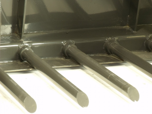 96" Wide Skid Steer Tine Grapple Bucket Attachment