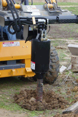 Skid Steer Auger Attachment 2.56" Round Drive Model SE3K2 Series 2 Speed Electrical Shift Skid Steer Auger Attachment 2.56" Round Drive Model SE3K2 Series 2 Speed Electrical Shift