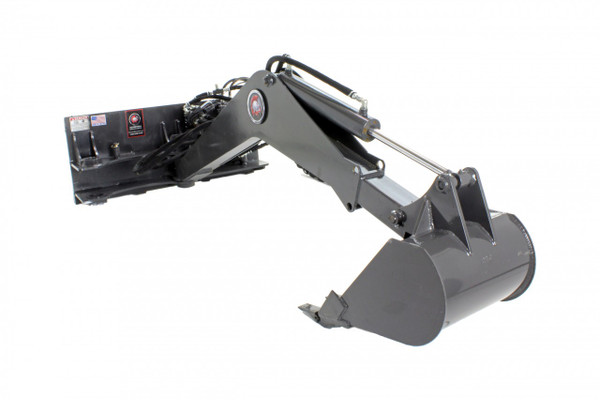 Skid Steer E-Z Digger Backhoe Attachment With Swing Arm Skid Steer E-Z Digger Backhoe Attachment With Swing Arm