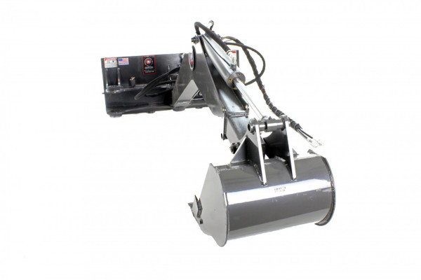 Skid Steer E-Z Digger Backhoe Attachment With Swing Arm Skid Steer E-Z Digger Backhoe Attachment With Swing Arm