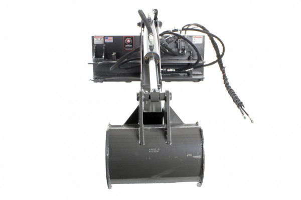 Skid Steer E-Z Digger Backhoe Attachment With Swing Arm Skid Steer E-Z Digger Backhoe Attachment With Swing Arm