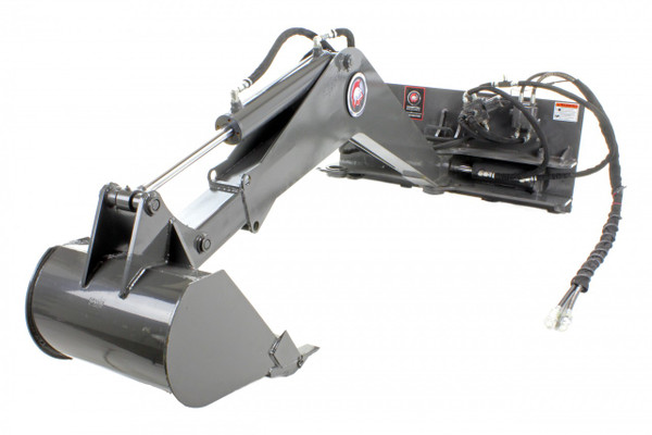 Skid Steer E-Z Digger Backhoe Attachment With Swing Arm Skid Steer E-Z Digger Backhoe Attachment With Swing Arm