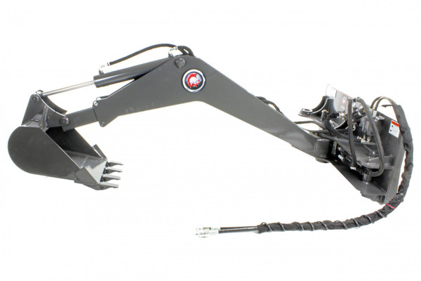 Skid Steer E-Z Digger Backhoe Attachment With Swing Arm Skid Steer E-Z Digger Backhoe Attachment With Swing Arm