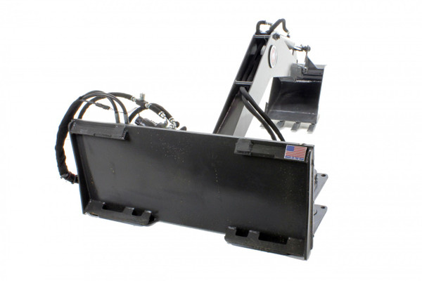 Skid Steer E-Z Digger Backhoe Attachment With Swing Arm Skid Steer E-Z Digger Backhoe Attachment With Swing Arm