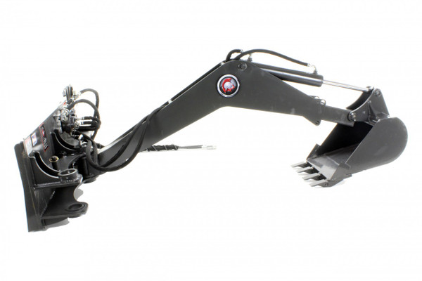 Skid Steer E-Z Digger Backhoe Attachment With Swing Arm Skid Steer E-Z Digger Backhoe Attachment With Swing Arm
