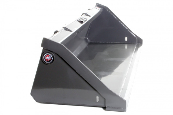 60" Wide Skid Steer Low Profile Bucket with Smooth Edge