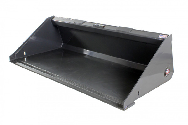 60" Wide Skid Steer Long Bottom Bucket with Smooth Edge
