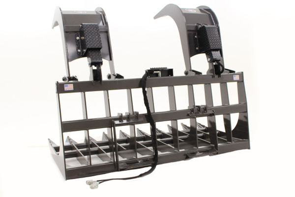 84" Wide Skid Steer Monster Root Grapple Attachment (Industrial Series)