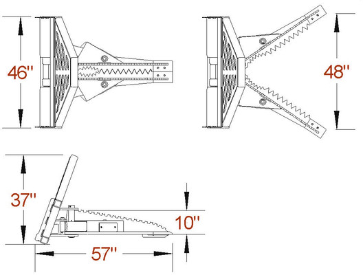 Skid Steer Tree & Post Puller Attachment (Professional Series) Skid Steer Tree & Post Puller Attachment (Professional Series)