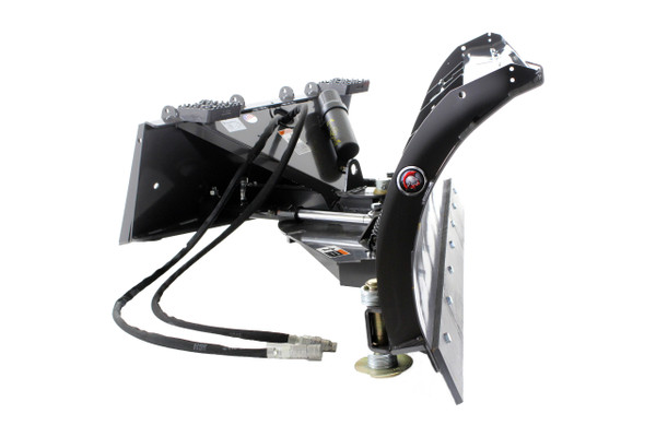 60" Wide Skid Steer Snow Angle Blade Hydraulic Angle SE114 Series (Industrial Series)