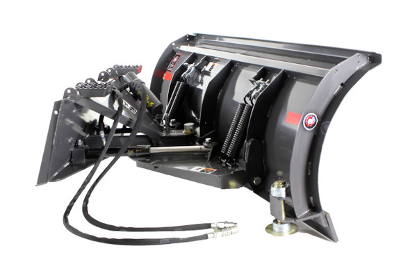 60" Wide Skid Steer Snow Angle Blade Hydraulic Angle SE114 Series (Industrial Series)