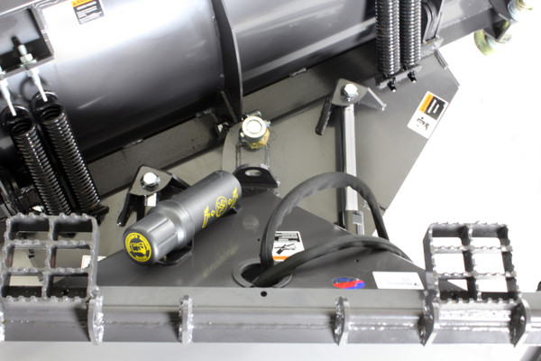 60" Wide Skid Steer Snow Angle Blade Hydraulic Angle SE114 Series (Industrial Series)