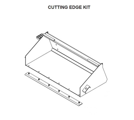 72" Wide Skid Steer Boxbroom Sweeper Attachment Economy Series Poly|Wire Brush